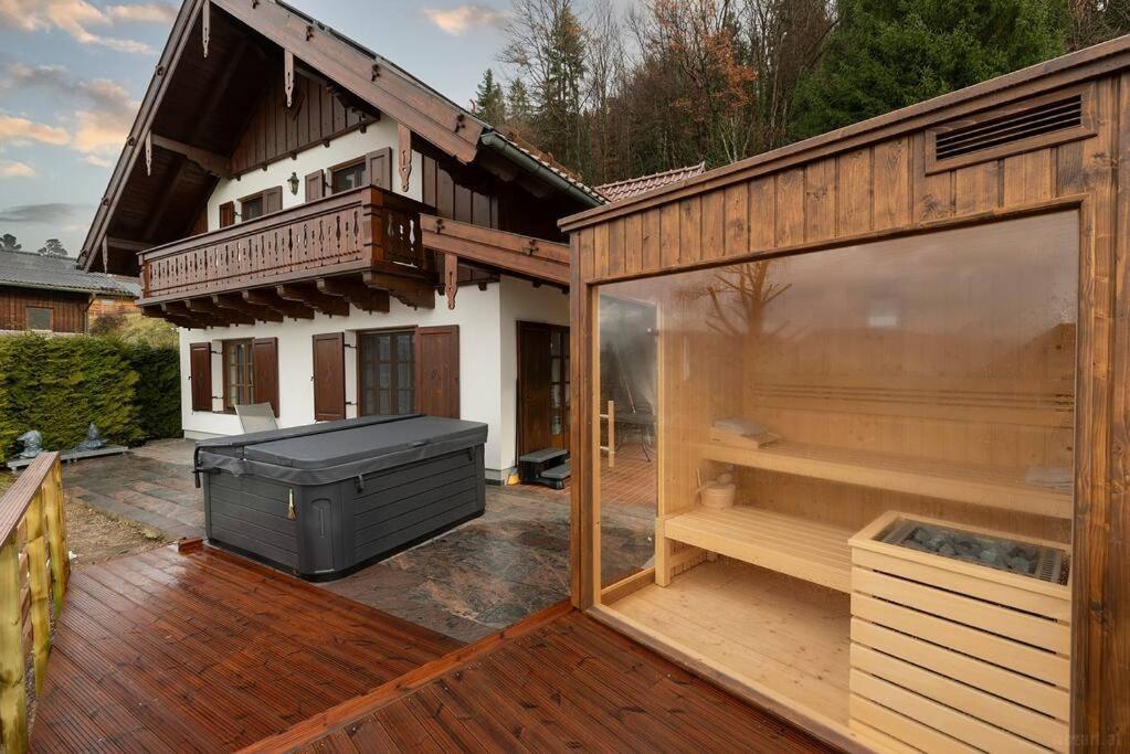 Luxus Alpenparadies Nahe Salzburg Sauna & Whirlpool Adnet ภายนอก รูปภาพ